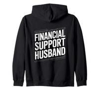 Supporto finanziario Famiglia apprezzamento Marito Felpa con Cappuccio