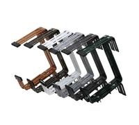 Supporto Fioriera Verde 3-fach Regolabile Vaso per Piante Fiori da Balcone