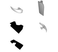 Supporto Fissaggio J-HEAD per Estrusore Wade's con Staffa Ventola 40mm 3D