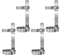 Supporto fisso a parete del serbatoio di ossigeno, Supporto for bombola di gas medicale for ossigeno a parete in acciaio inossidabile, dimensioni multiple