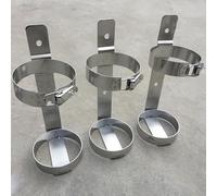 Supporto fisso a parete del serbatoio di ossigeno, Supporto for bombola di gas medicale for ossigeno a parete in acciaio inossidabile, dimensioni multiple