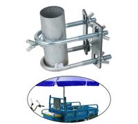 Supporto fisso per ombrellone con morsetto per ringhiera del ponte del