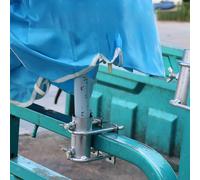 Supporto fisso per ombrellone con morsetto per ringhiera del ponte del