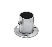 Supporto flangia for asta armadio in acciaio inossidabile da 2 pezzi for tubo(16mm)
