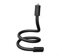 Supporto flessibile a collo di cigno per DJI e Action Camera, base per monitor remoto a vite 1/4, staffa senza punzonatura senza attrezzi con supporto regolabile per ringhiere, recinzioni, nero