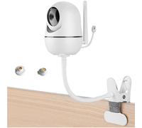 Supporto flessibile per baby monitor compatibile con HelloBaby HB65/HB6550/HB6558/HB66/HB248, ANMEATE SM935E/SM650 Baby Monitor,supporto a clip per baby monitor senza attrezzi o danni alla parete