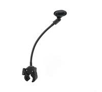 Supporto flessibile per microfono a collo d'oca con attacco a morsetto affidabile e adattatore compatibile con più microfoni per applicazioni in streaming, registrazione o audio live (A)