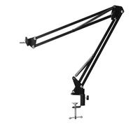 Supporto flessibile per microscopio telescopico pieghevole braccio articolato con morsetto universale per fotocamera industriale 50 mm anello di fissaggio