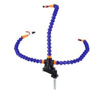 Supporto flessibile per saldatura a 3 bracci Helping Hands Saldatura Strumenti di terza mano con 3 bracci flessibili Supporto per stazione di aiuto Supporto da tavolo regolabile Morsa per saldatura