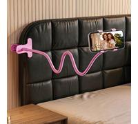 Supporto flessibile per telefono, supporto regolabile con braccio lungo per cellulare pigro, supporto minimalista bianco per scrivania e comodino per guardare film e leggere, rosa Tagli UnicaABS