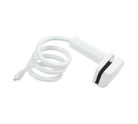 Supporto flessibile per videocamera per bambini, regolabile a 360°, per HelloBaby Infant Optics 8 Pro per Nanit per Eufy Owlet VAVA, bianco, 50 cm, 80 cm, 110 cm (1,1 m)