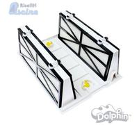 SUPPORTO FONDO + CARTUCCE ULTRA FINI DI RICAMBIO PER ROBOT DOLPHIN MAYTRONICS