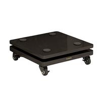 Supporto for altoparlanti con ruote bloccabili, piccoli supporti for altoparlanti for subwoofer/altoparlanti surround/commerciale/home/teatro, facile mobilità(22 * 28cm)