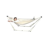 Supporto for Amaca, capacità di Carico 150 kg, Base for Letto A Dondolo con Sedia Sospesa E Amache in Acciaio,for Viaggi,Patio, Casa(Color 1)