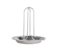 Supporto for arrostire il pollo in acciaio inossidabile, strumento di cottura for interni ed esterni, supporto for arrostire il pollo for griglia, forno e affumicatore