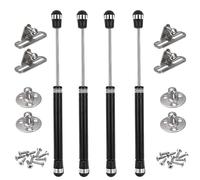 Supporto for ascensore con molla a gas da 4 pezzi, supporto for pneumatico, staffa for ammortizzatori, asta di idraulico, coperchio automatico, a for porta dell'armadio(20N)