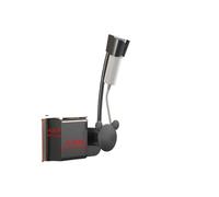 Supporto for asciugatrice, non necessita di essere tenuto, regolabile, da appendere alla parete, con fori for il fissaggio, supporto universale for condotti dell'aria.(Black-A)