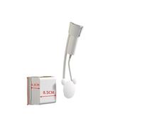 Supporto for asciugatrice, non necessita di essere tenuto, regolabile, da appendere alla parete, con fori for il fissaggio, supporto universale for condotti dell'aria.(White-A)