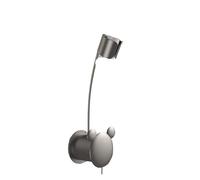Supporto for asciugatrice, non necessita di essere tenuto, regolabile, da appendere alla parete, con fori for il fissaggio, supporto universale for condotti dell'aria.(Grey-B)