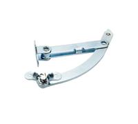 Supporto for asta di limitazione della porta in ferro zincato, staffa di ribaltamento superiore e inferiore for armadietto, 1 pezzo(Iron-small-R)