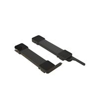 Supporto for base lavatrice regolabile, fisso, antiscivolo, ammortizzante, universale, puleggia for elettrodomestici, telaio for aumento altezza(Black 55cm)