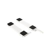 Supporto for base lavatrice regolabile, fisso, antiscivolo, ammortizzante, universale, puleggia for elettrodomestici, telaio for aumento altezza(White 55cm)