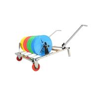 Supporto For Bobine Di Filo Da 4/5/6 Barre, Carrello For Carichi Pesanti Con Ruote, Contenitore For Cavi E Organizer For Dispenser(4 Rods Wire)