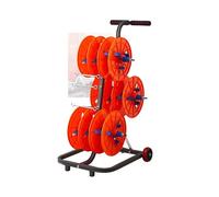 Supporto For Bobine Di Filo Da 4/6 Barre, Assortimento Elettrico, Supporto For Carichi Pesanti Con 2 Ruote, For Riporre Cavi Espositivi(6 Rods Wire)