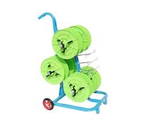 Supporto For Bobine Di Filo For Impieghi Gravosi, Distributore Di Filo Portatile Con Ruota, Distributore Di Cavi A Più Assi, Capacità Di Carico Di 150 Kg, For Un Posto(Green)