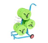 Supporto For Bobine Di Filo Rotante, Carrello Portacavi In plastica A 6 Assi,portabobine Di Filo Elettrico Rimovibile,for Uso Industriale E Al Dettaglio(Green,38x63x96cm)