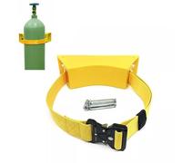 Supporto for bombola di ossigeno a parete - Supporto for cinghia regolabile for bombole di propano e azoto 1 pz.(Yellow,4m)