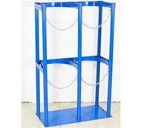 Supporto for bombola di ossigeno Base for supporto bombola di ossigeno Telaio for supporto bombola di gas con catena di sicurezza(100x60x30cm/)