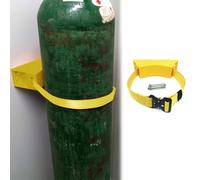 Supporto for bombola di ossigeno con montaggio a parete in plastica ABS for bombole di gas multicolore(Yellow)