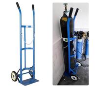 Supporto for bombola di ossigeno da 55 pollici altezza, carrello con ruote, dispositivo supporto portatile for gas for saldatura, for impieghi gravosi