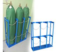 Supporto for bombola di ossigeno in acciaio da 40 litri - Supporto for bombola di gas durevole con catena regolabile(27cm 96cm wide)