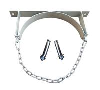 Supporto for bombola di ossigeno singola/doppia for ospedali, casa, supporto for sospesa, in metallo con viti(White,Single)