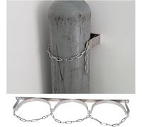 Supporto for bombola leggero da parete con supporto for bombola dotato di catena(34.3 in/87cm)