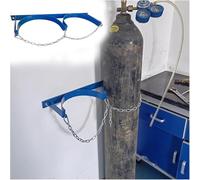 Supporto for bombole a parete (con catena di sicurezza) Supporto for bombole fisso in acciaio for laboratori/ospedali(Inlet 10.6 in - 25.6x7.9 in)