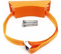 Supporto for bombole a parete con cinghie, supporto fisso for bombole di gas in plastica ABS leggera(Orange)
