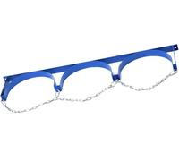 Supporto for bombole blu, supporto for bombole in acciaio da parete for casa/scuola e ospedale(37.4x7.9 in)