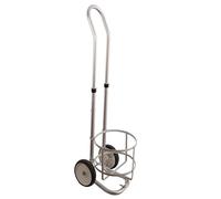 Supporto for bombole di ossigeno con maniglia, supporto for bombole di ossigeno, piccolo carrello a 2 ruote for bombole di ossigeno, carrello portatile for bombole di ossigeno for la casa, trasporto b