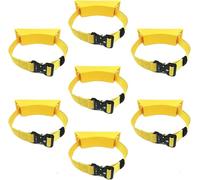 Supporto for bombole di ossigeno e acetilene con viti/cinghie for lo stoccaggio e l'organizzazione delle bombole(Yellow,7pcs)