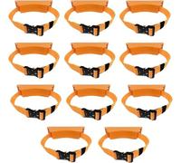 Supporto for bombole di ossigeno e acetilene con viti/cinghie for lo stoccaggio e l'organizzazione delle bombole(Orange,11pcs)