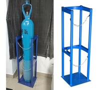 Supporto for bombole di ossigeno - Supporto regolabile for bombole da 40 litri - Struttura in acciaio con catena - 1 pezzo(27cmx35cmWide)