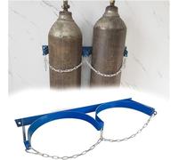 Supporto for bombole fisso a parete, adatto for lo stoccaggio di bombole in scuole, case e ospedali(2 Bottles - 25.6x7.9 in)