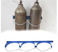 Supporto for bombole fisso a parete, adatto for lo stoccaggio di bombole in scuole, case e ospedali(3 Bottles - 37.4x7.9 in)