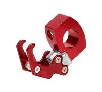 Supporto for borsa portaoggetti, gancio for borsa da viaggio, gancio for casco, gancio for moto, bicicletta, lega di alluminio, facile da installare(Red)