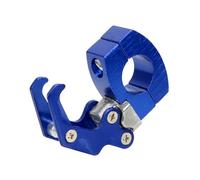 Supporto for borsa portaoggetti, gancio for borsa da viaggio, gancio for casco, gancio for moto, bicicletta, lega di alluminio, facile da installare(Blue)