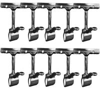 Supporto for cartelli con clip - Confezione da 10(Black)