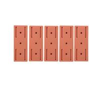 Supporto for Ciabatta Da Appendere Alla Parete Senza Perforazione Per Casa | Organizzatore di cavi autoadesivo con supporto for presa fissa for ufficio(Orange,5pcs)
